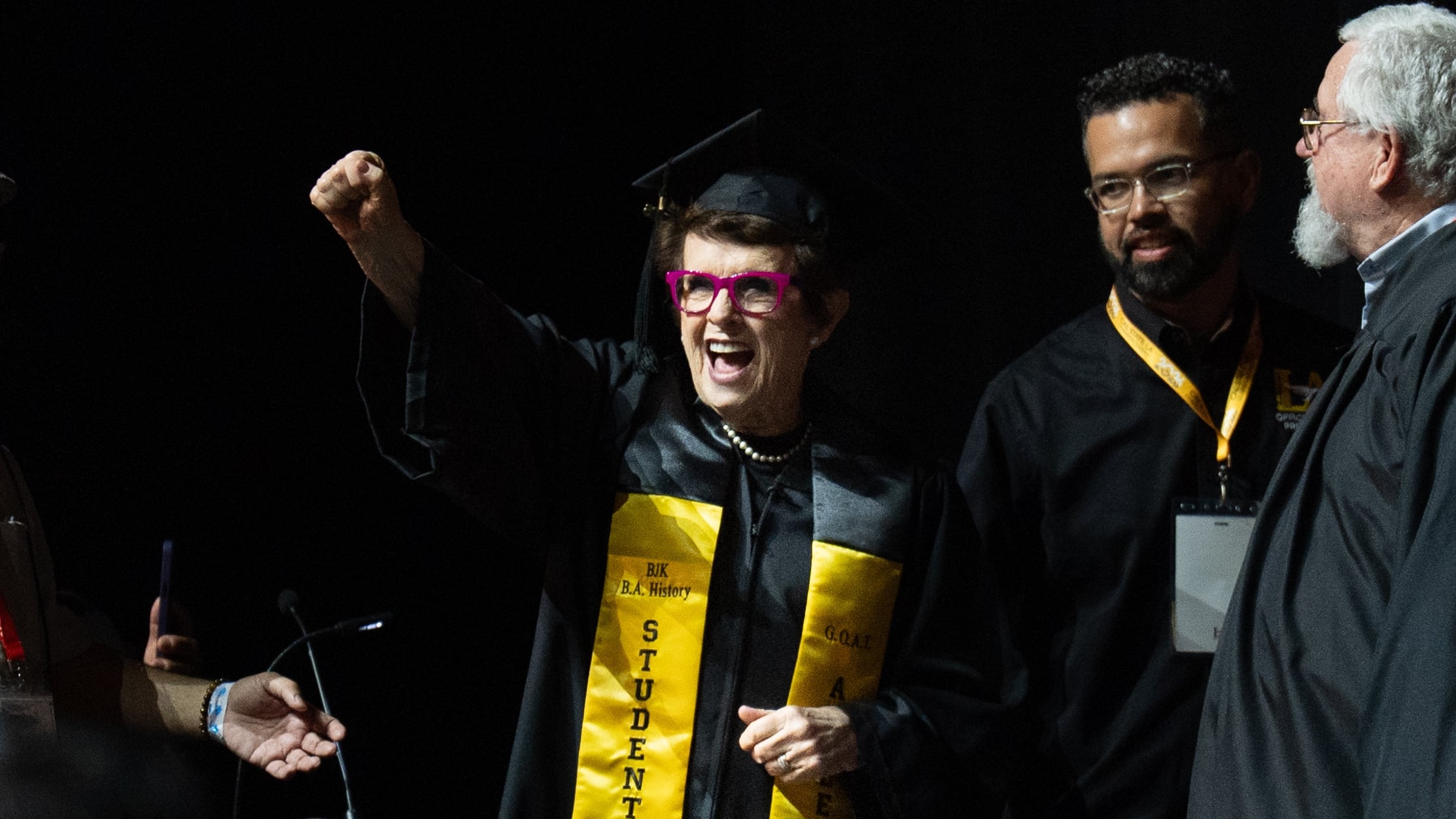 Billie Jean King concluye su carrera universitaria a los 82 años