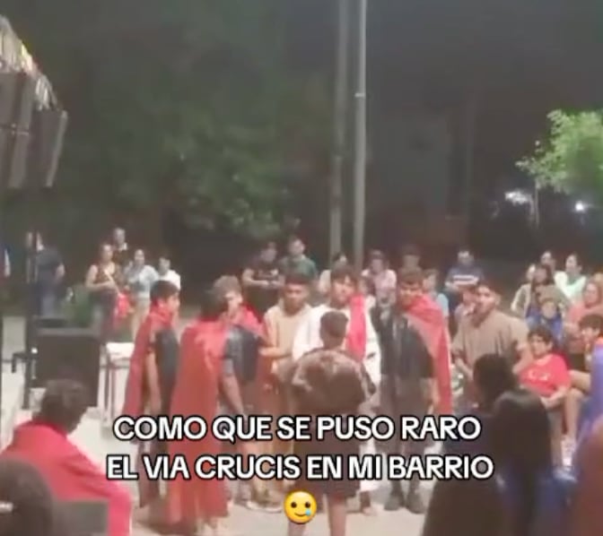 Persecución policial interrumpe viacrucis en Argentina
