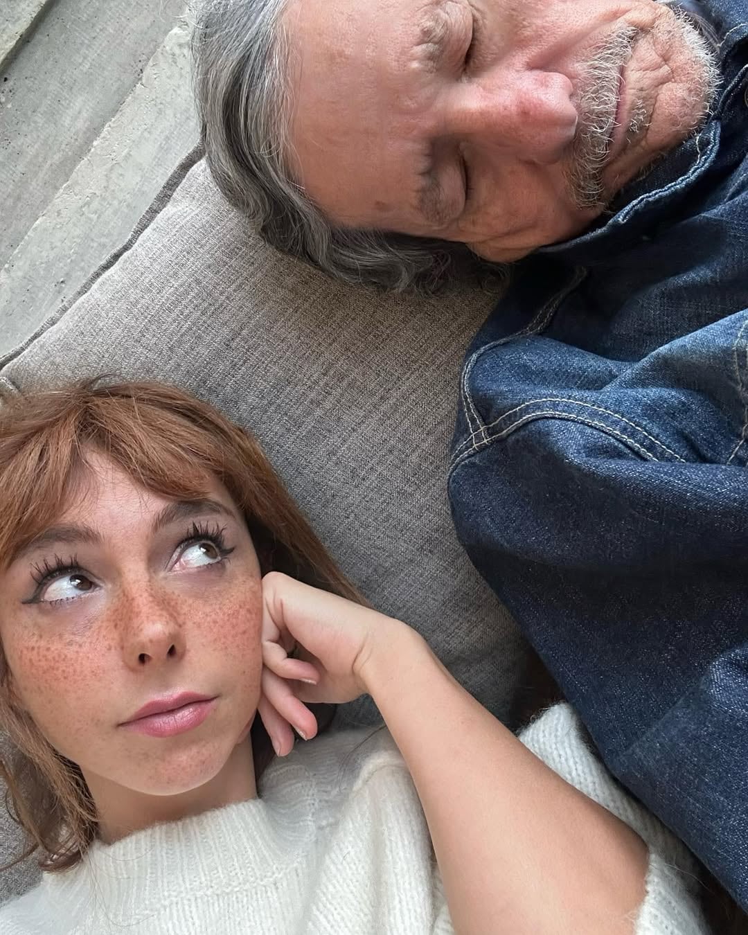 Natalia Téllez y su papá Guillermo Téllez