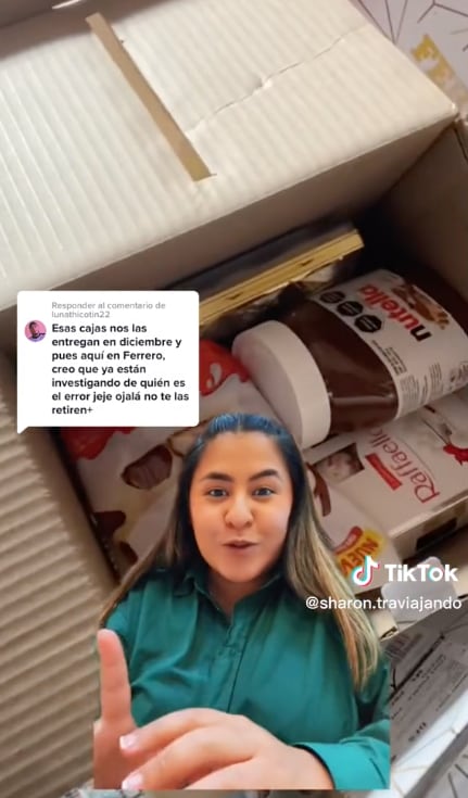 Mujer suertuda recibe por error 8 cajas de Ferrero Rocher