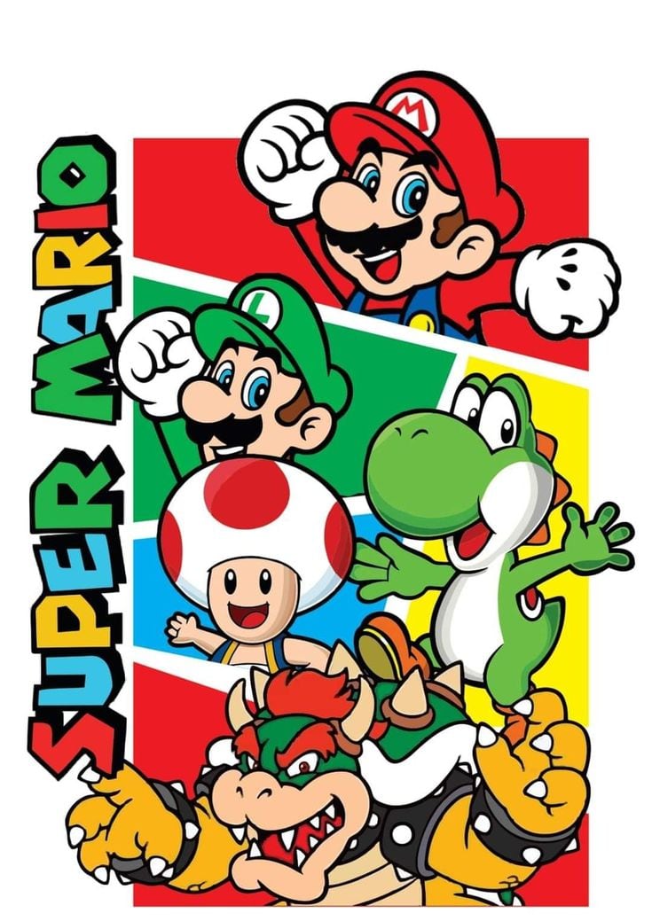 Dibujos de Mario Bros. para colorear