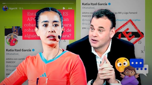 Suplantan identidad de Katia Itzel García y usan su nombre para insultar a David Faitelson