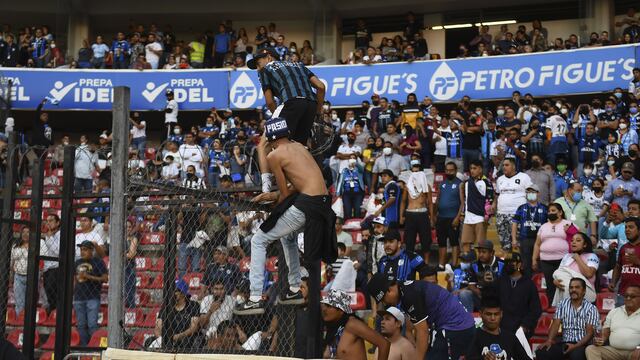 Afición en el  Queretaro vs Atlas,