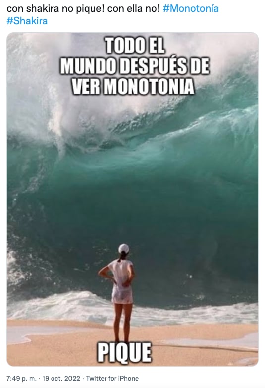 Meme de Shakira y su "dulce venganza" a Gerard Piqué