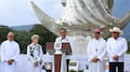 Tamaulipas inaugura escultura monumental de la Virgen de la Misericordia en El Chorrito
