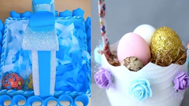 Canastas de pascua: Paso a paso