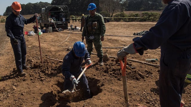 Operativo contra el huachicol.