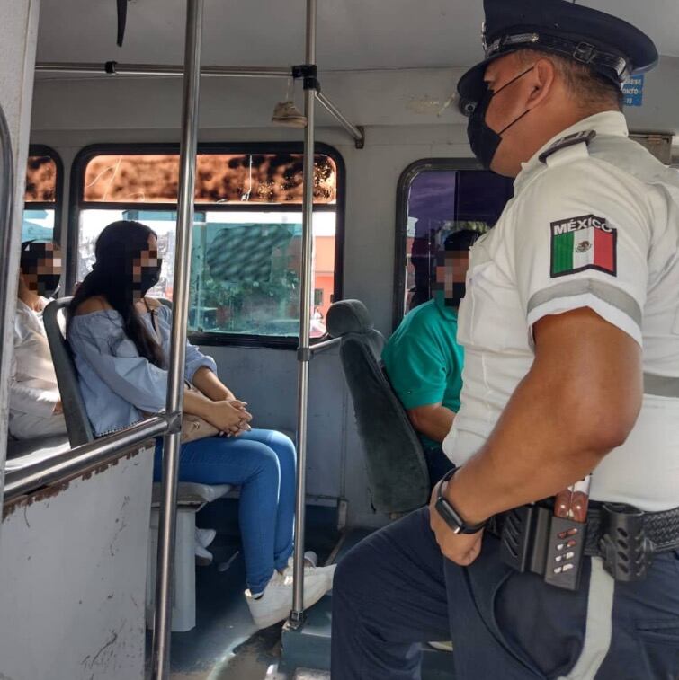 Vigilan uso de cubrebocas en Culiacán/@SSPyTM_Culiacan