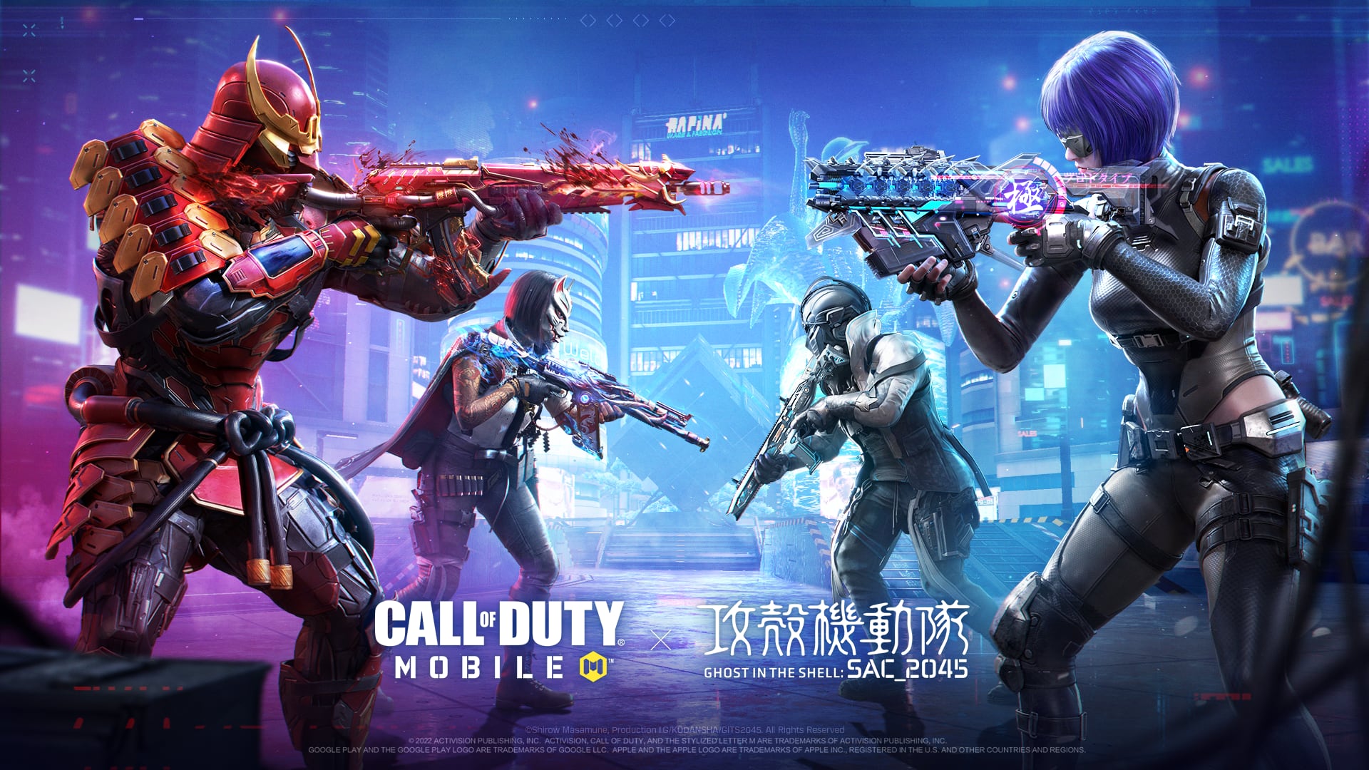Ghost in the Shell en Call of Duty: Mobile
