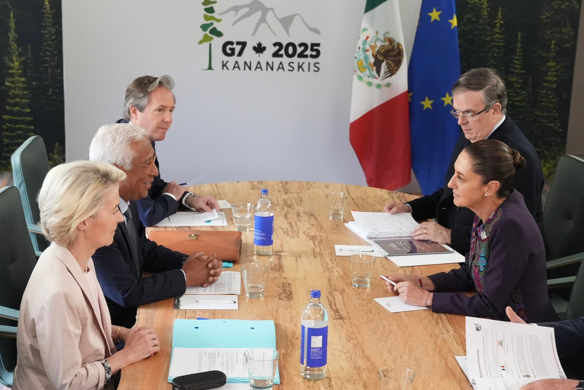 Claudia Sheinbaum en la Cumbre del G7 en Canadá hoy 17 de junio