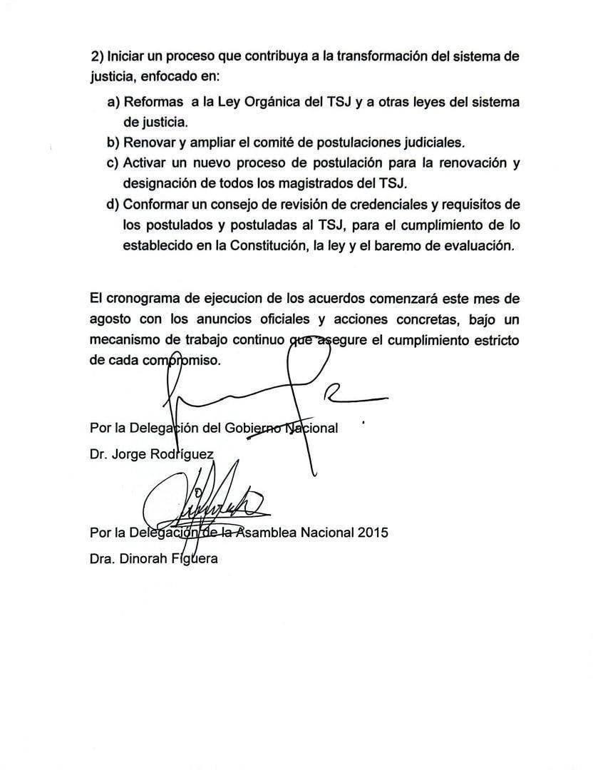 Acuerdo entre gobierno de Venezuela y oposición: estos son los puntos clave