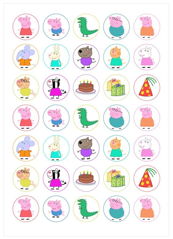Memorama de George, el hermano de Peppa Pig, para imprimir