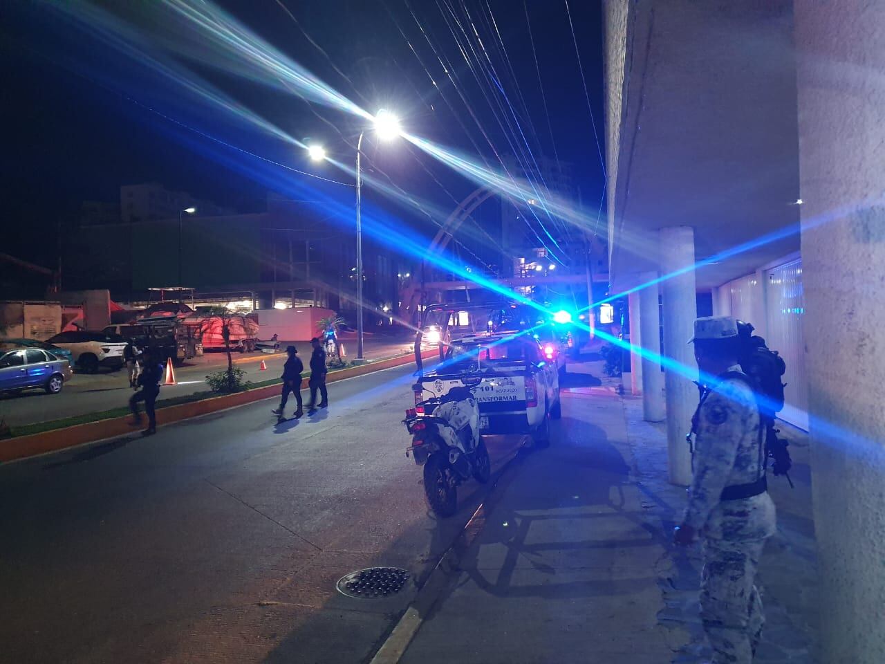 Policía realiza patrullajes nocturnos en Acapulco