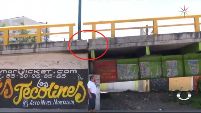 Le pusieron una tablita para evitar que se mueva