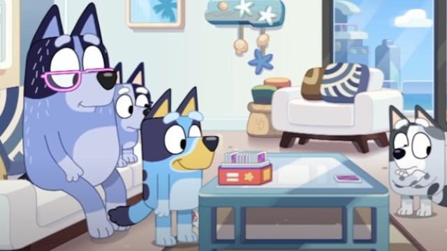 Bluey en casa de la abuela