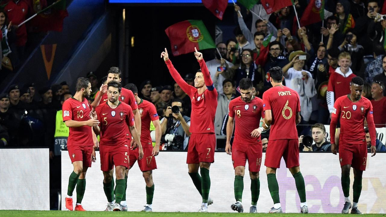 Cristiano Ronaldo con la Selección de Portugal
