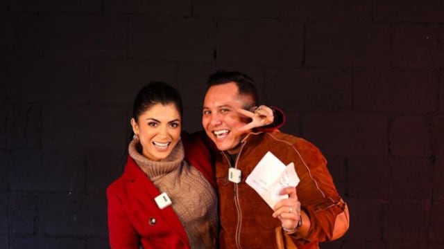 Edwin Luna y Kimberly Flores