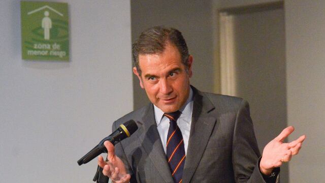 Lorenzo Córdova, consejero presidente del INE.