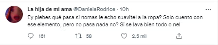 Daniela Rodrice consulta a sus seguidores.