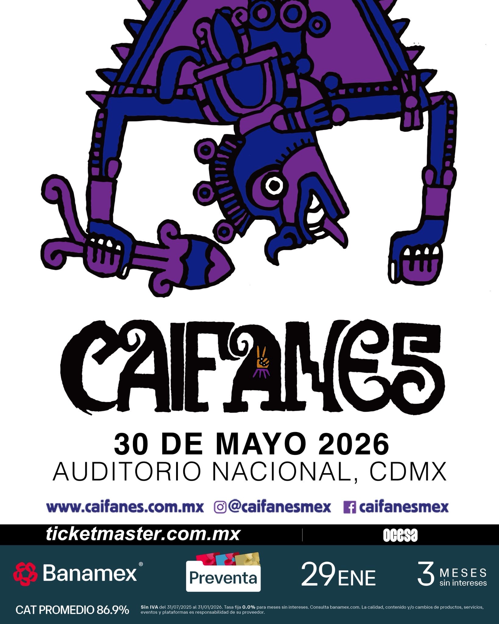 Caifanes regresa al Auditorio Nacional con un único concierto