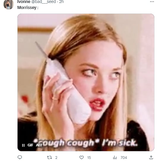 Memes porque Morrissey pospuso concierto en el Palacio de los Deportes