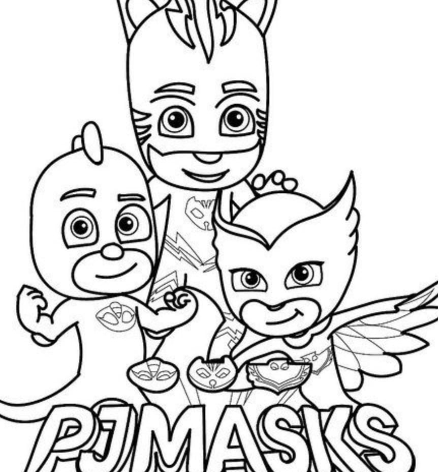 Equipo completo PJ Masks de cumpleaños