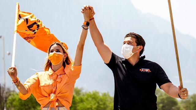 Samuel García y Mariana Rodríguez