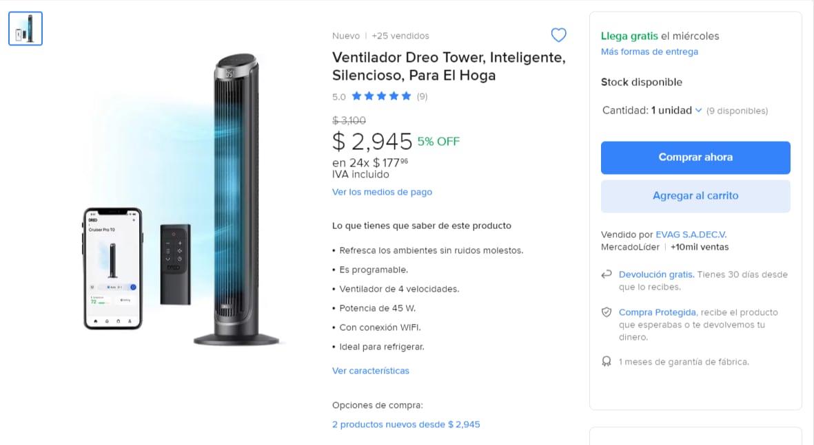 Ventiladores de torre con aire frío