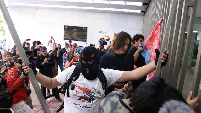 Vandalizan sede del Poder Judicial en CDMX