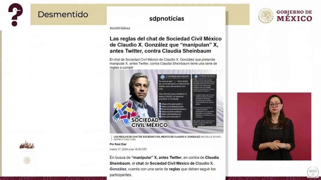 Mentiras de la semana del 20de marzo