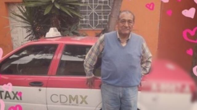 El taxista trabaja en zonas de la CDMX y Edomex