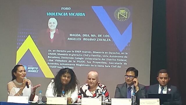 Exposición sobre violencia vicaria