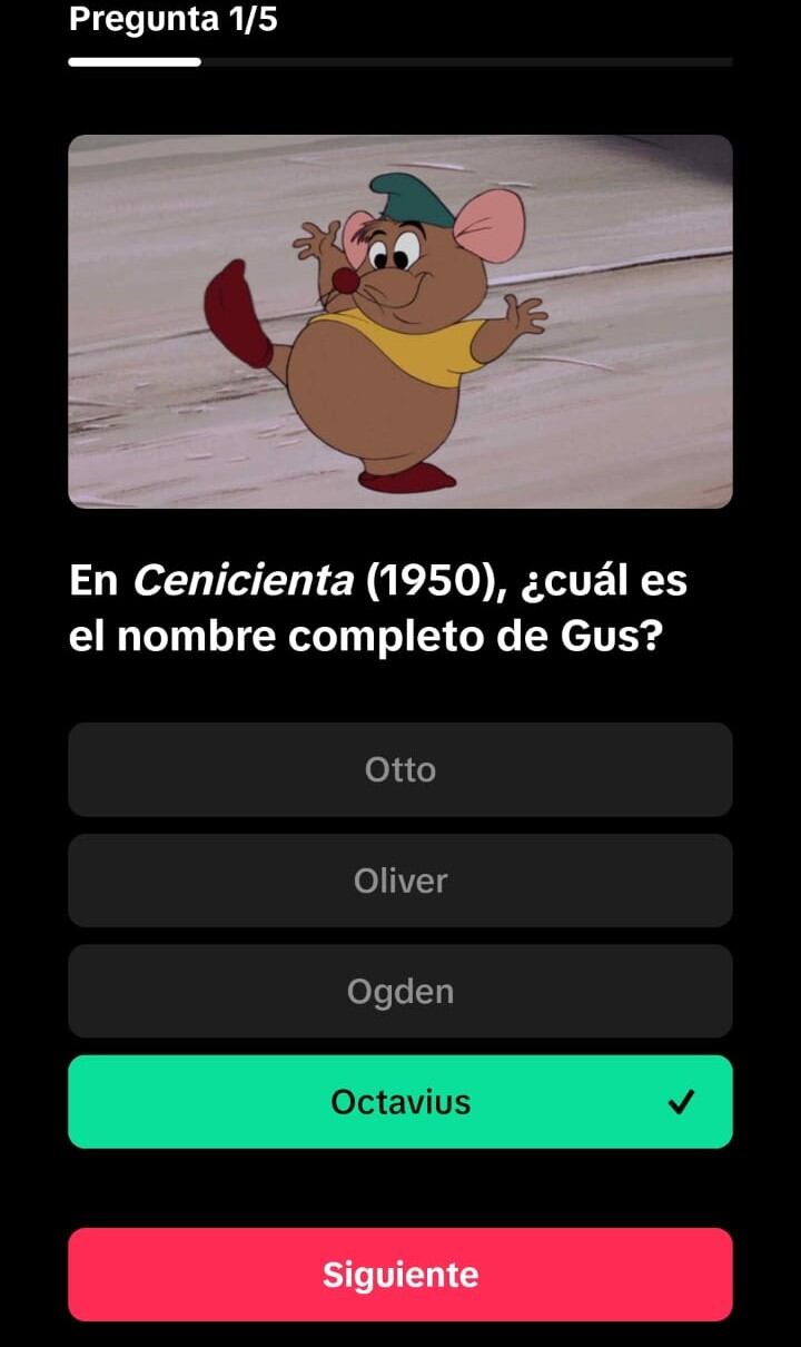 Respuestas correctas al cuestionario Disney 100 en TikTok