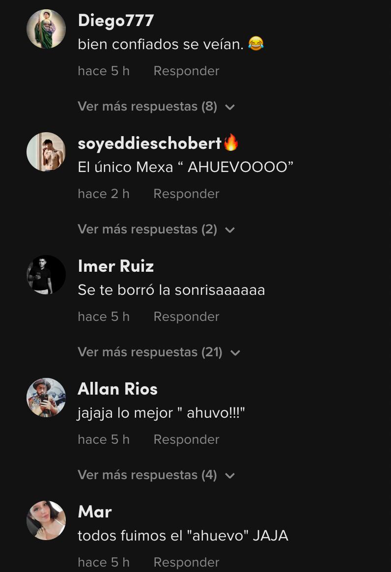 Comentarios atajada de Guillermo Ochoa en TikTok