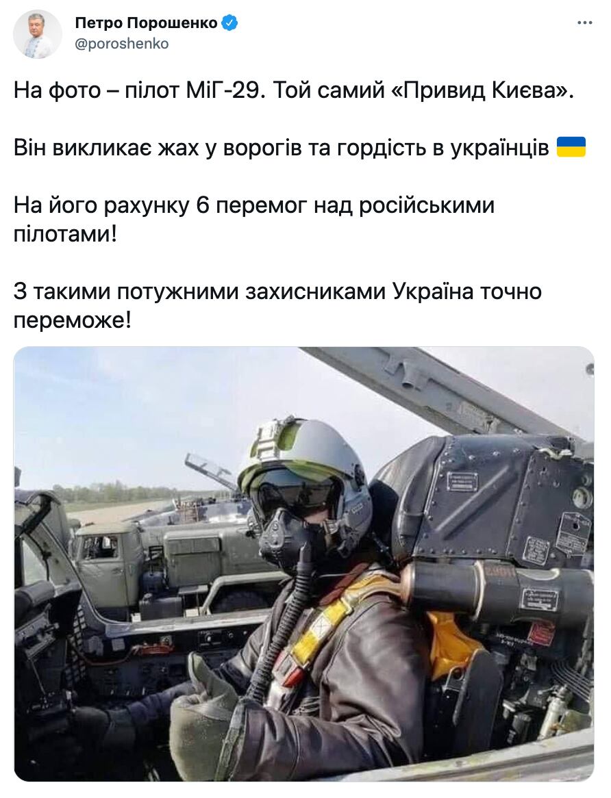 Tuit de Petro Poroshenko