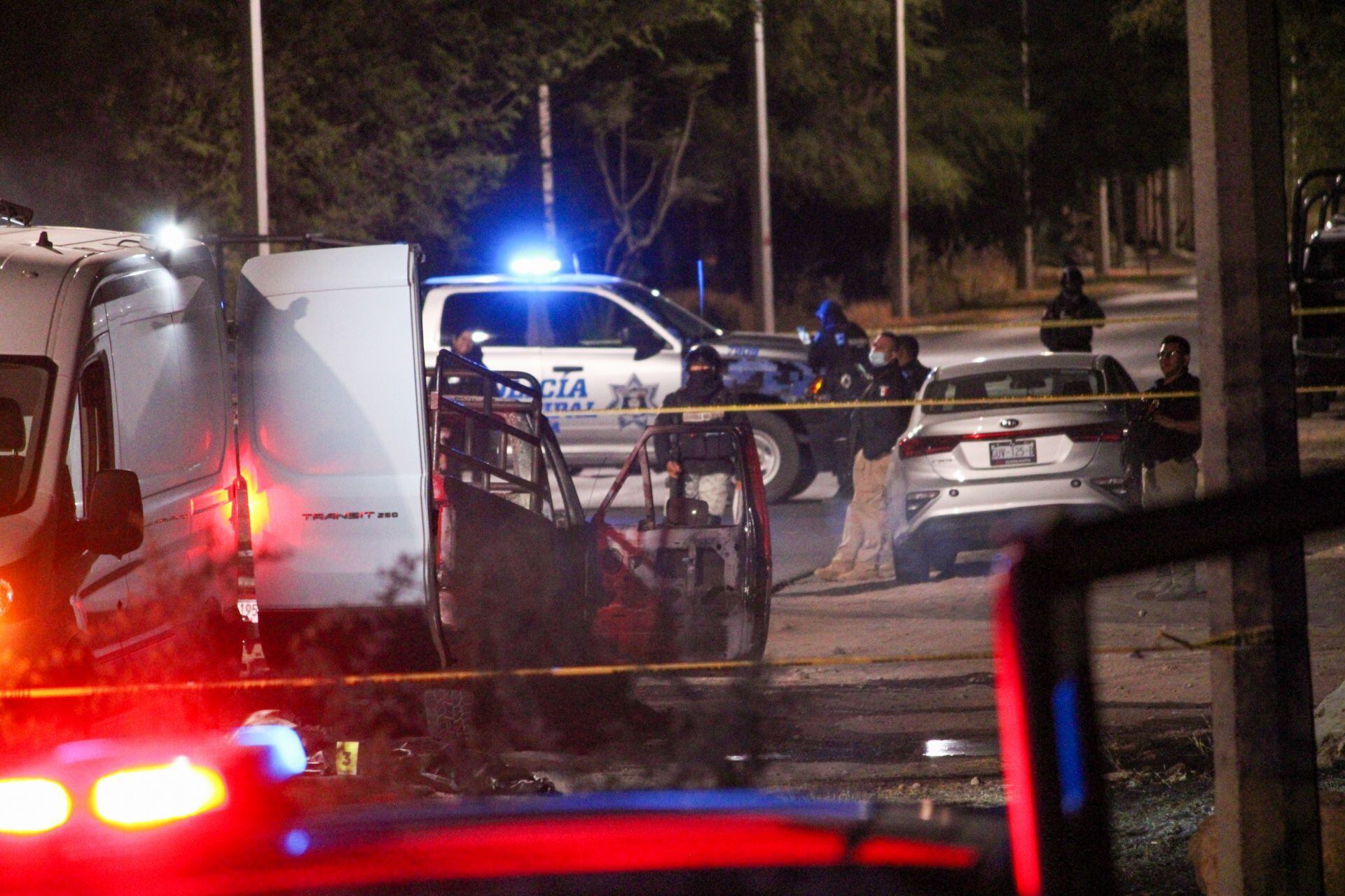 Queman a 7 personas dentro de una camioneta en San José el Nuevo, Celaya