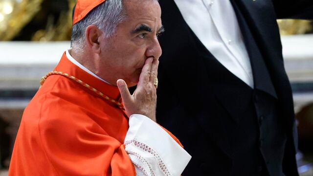 El cardenal italiano Angelo Becciu