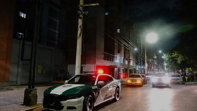 Alcaldía Cuauhtémoc de noche