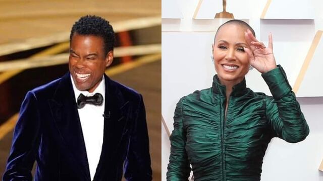 Chris Rock y Jada Pinkett Smith.