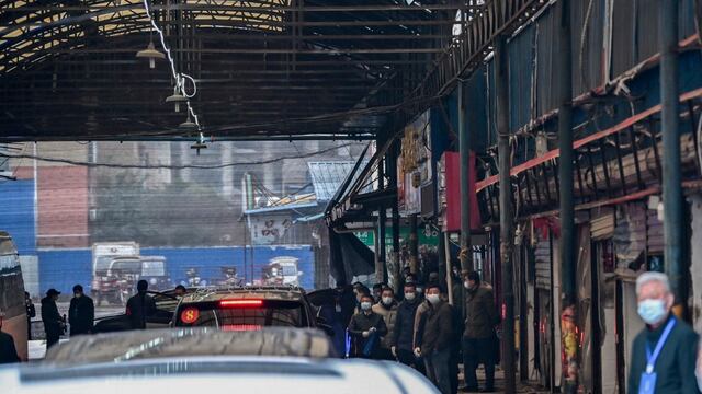 Mercado de Huanan en Wuhan