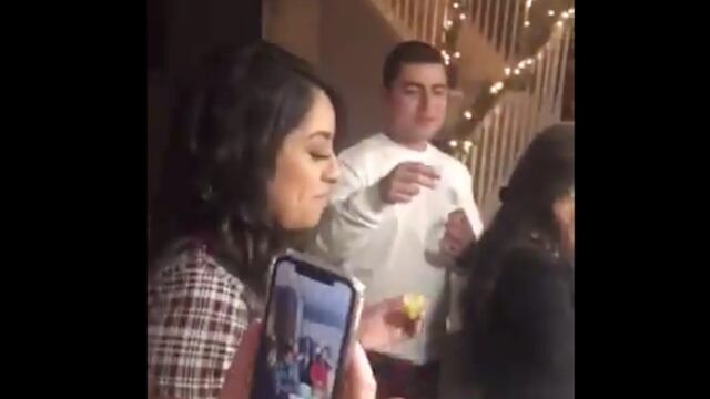 Tiana Perea y su ex pareja.