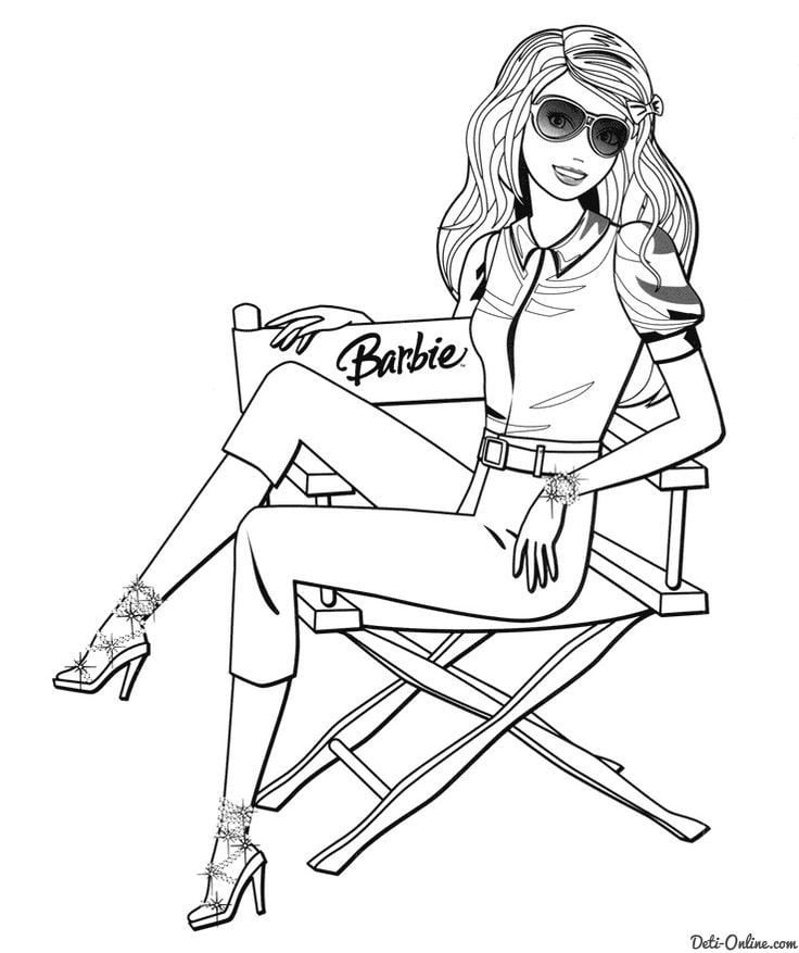 Dibujos de Barbie para imprimir y colorear
