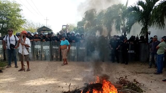 Pobladores y autoridades de Ixil, Yucatán, se enfrentan
