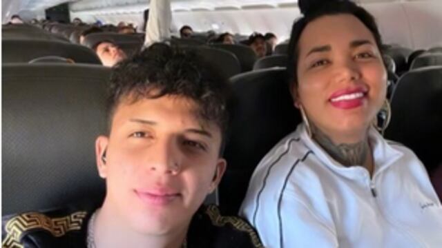 Paolita Suárez y su novio, José de Jesús