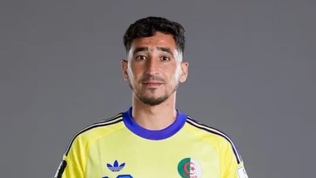 Oussama Benbot, portero de Argelia