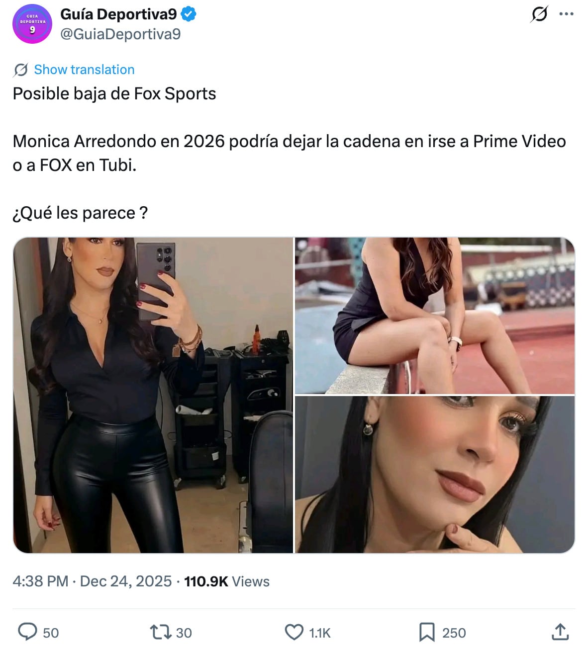 Mónica Arredondo podría salir de Fox Sports México.