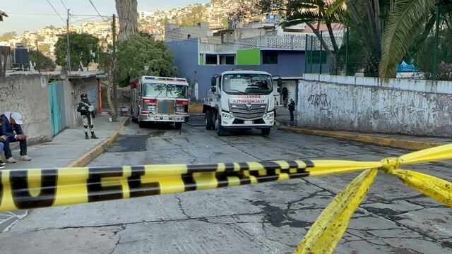 Fuga de combustible en Tlalnepantla