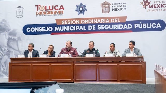 Ricardo Moreno refuerza acciones por la seguridad en Toluca.