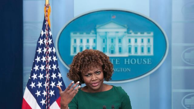 Karine Jean-Pierre, portavoz de la Casa Blanca