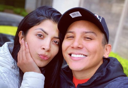 Kimberly Flores y Edwin Luna